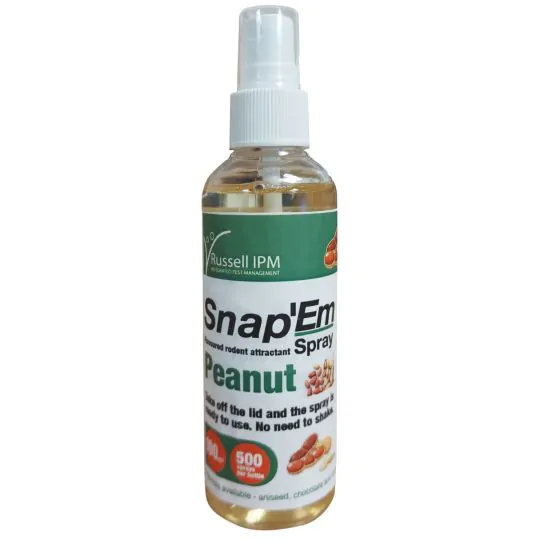 Snap’Em Spray, 100 ml Zerstäuberflasche, Erdnuss