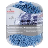 NIGRIN Performance Microfaser-Waschhandschuh, 71110,...