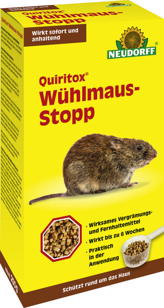 Neudorff Quiritox® Wühlmaus-Stopp, 1277, 4005240023075, 200 g