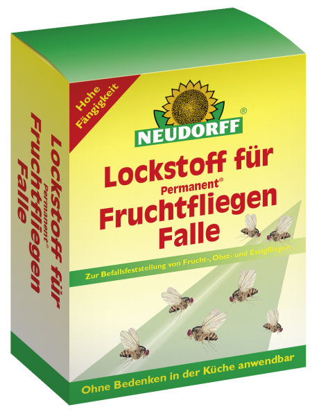 Neudorff Lockstoff für Permanent FruchtfliegenFalle, 1361, 4005240050736, 2 x 30 ml