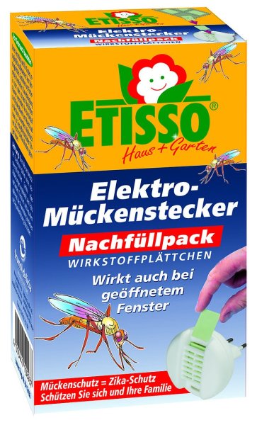 frunol delicia® Etisso® Etisso® Elektro-Mückenstecker Nachfüllpackung, 2215-772, 4013441405590, 20 Plättchen