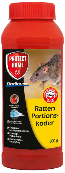 SBM Protect Home Rodicum® Ratten Portionsköder, 86600126, 3664715001928,  500 g