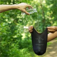 TSP Bio Hundekotbeutel Comfort mit Henkeln, schwarz, 23 x 33 cm, 2070