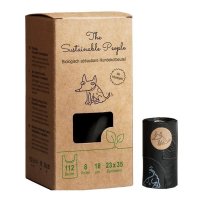 TSP Bio Hundekotbeutel Comfort mit Henkeln, schwarz, 23 x...