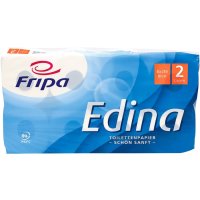 Fripa Toilettenpapier Edina, 2-lagig, hochweiß,...