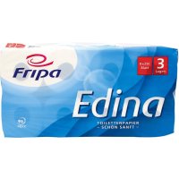 Fripa Toilettenpapier Edina, 3-lagig, hochweiß,...