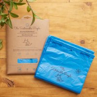 TSP Recycling Hundekotbeutel, blau, 20 x 35 cm, geblockte Beutel, 6092eu, 4260515081512, 1 Karton = 25 Umschläge à 100 Beutel = 2500 Beutel