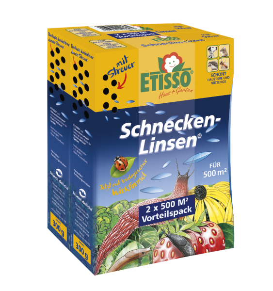 frunol delicia® Etisso® Schnecken-Linsen Vorteilspack, 2218-319, 4013441406474, 2 x 300 g