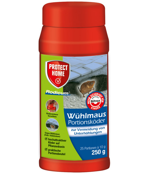 SBM Protect Home Rodicum® Wühlmaus-Portionsköder, 250 g