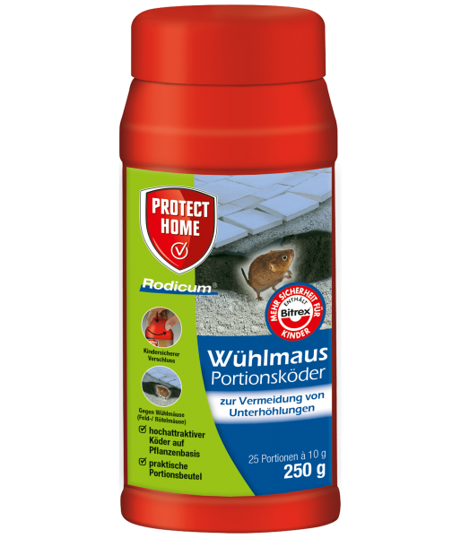 SBM Protect Home Rodicum® Wühlmaus-Portionsköder, 250 g