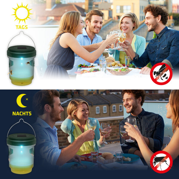 Trappola Per Zanzare Gardigo LED Adesiva, Lampada Insetticida Per Interni, Modello 62420DEFR