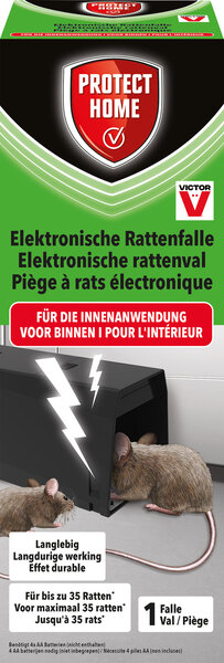 SBM Protect Home Elektronische Rattenfalle, 86601858, 3664715081289, 1 Stück
