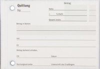 STYLEX® Quittungsblock, DIN A6, 2 x 40 Blatt, FSC