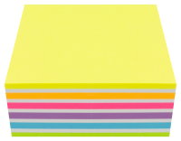 STYLEX® Neon-Haftnotizen, Maße: 76 x 76 mm, 320 Blatt, farbig sortiert