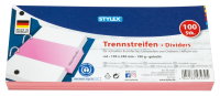 STYLEX® Trennstreifen, 190 g/m², 1 Packung = 100 Stück