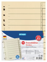 STYLEX® Ordner-Trennblätter, DIN A4