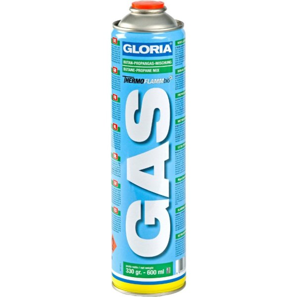 GLORIA Thermoflamm Gas-Kartusche für Unkrautbrenner, 728303.0000, 4046436020683, 600 ml