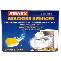 REINEX Spülmaschinen-Tabs 2-Phasen Geschirrreiniger