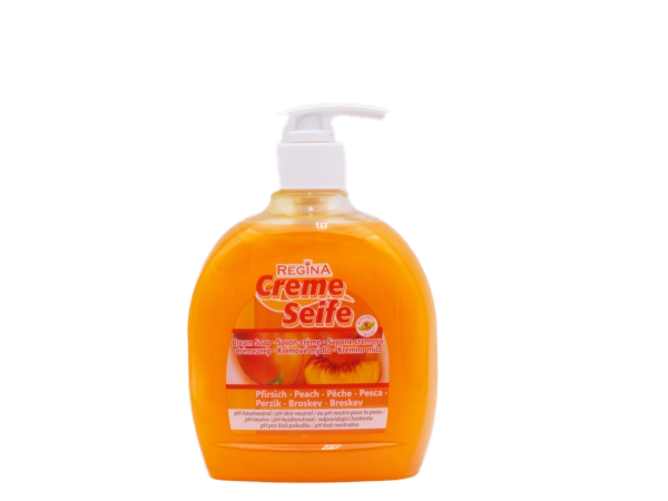 REGINA Hautschutz und Reinigung Creme-Seife, 500 ml, Pfirsich