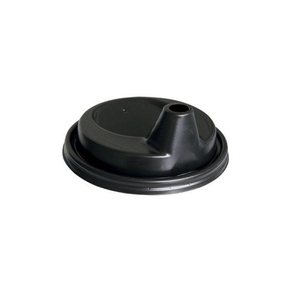 HYGOSTAR® Einweg-Schnabeldeckel für Schnabelbecher, schwarz, 50 Stück