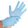 HYGOSTAR® Nitrilhandschuhe Safe Light, puderfrei, blau, 1 Packung = 100 Stück, Größe: XL