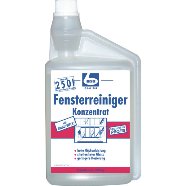 Dr. Becher Fensterreiniger Konzentrat, 1896000, 4000602007687, 1 Liter
